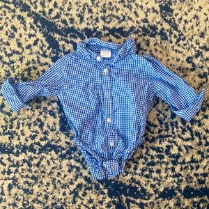 6-12 months button up onesie